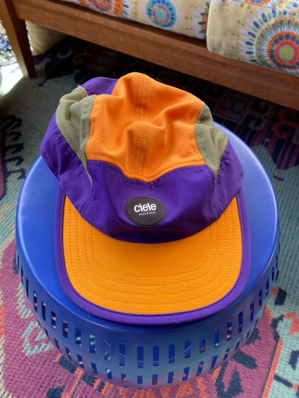 Ciele Athletics Orange & Purple Performance Running Cap